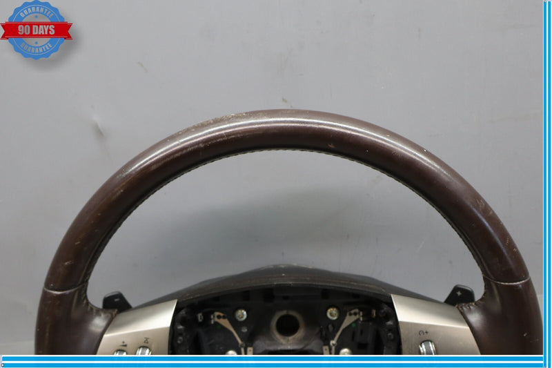 Load image into Gallery viewer, 07-11 Jaguar X150 XK XF Steering Wheel w/ Paddle Shifters Black 6W833L598DD Oem
