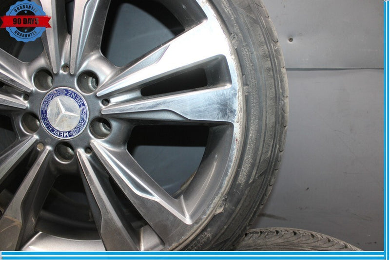 Load image into Gallery viewer, 14-17 Mercedes C207 E Class 18" 8.5jx18 5 Twin Spoke Rear Wheel Rim Set of 4 Oem
