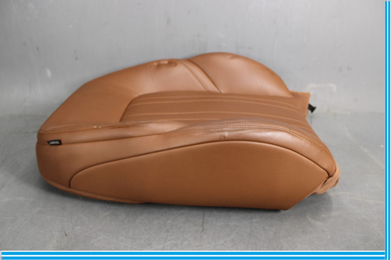Load image into Gallery viewer, 14-17 Maserati Ghibli Front Right Side Top Upper Seat Cushion Cover Brown Oem
