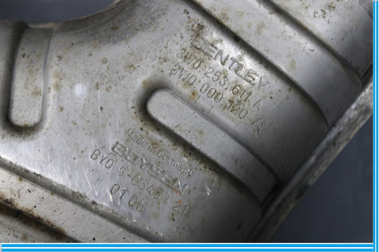 05-10 Bentley Continental Right & Left Exhaust Muffler Pipe Set Of 2 Oem