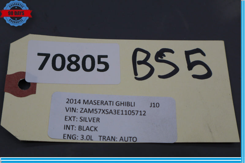 Load image into Gallery viewer, 14-17 Maserati Ghibli Rear Lower Bottom Seat Cushion Bench Black Oem
