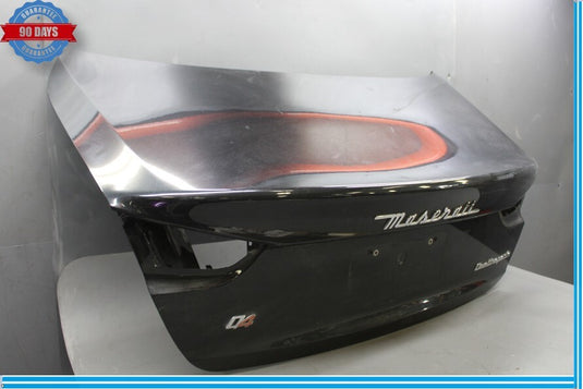 14-17 Maserati Quattroporte Rear Trunk Lid Hatch Gate Black Shell Oem