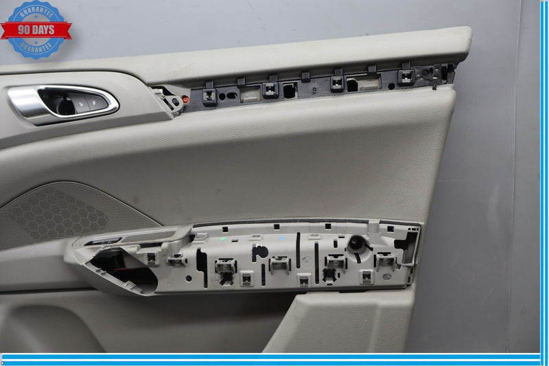 Load image into Gallery viewer, 11-18 Porsche Cayenne 958 Front Right Side Interior Door Trim Panel Gray Oem
