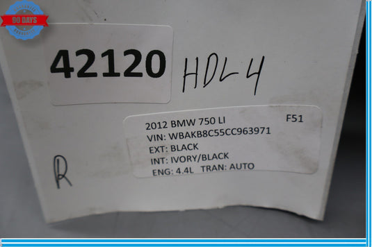 09-12 BMW 740I 750Li F01 Front Right Side Headlight Head Light Lamp Oem