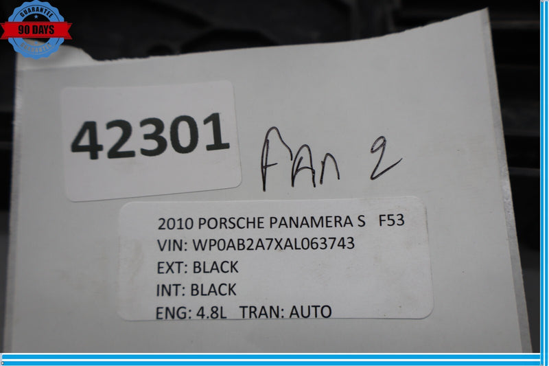 Load image into Gallery viewer, 10-16 Porsche Panamera Radiator Engine Electric Cooling Fan Shroud ASSY Oem
