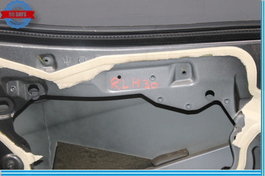 14-17 Maserati Ghibli Rear Left Side Exterior Door Shell Frame Panel Black Oem