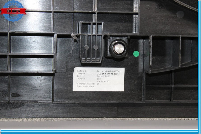 Load image into Gallery viewer, 03-10 Porsche Cayenne 955 Trunk Mat Spare Tire Cover Carpet 7L0863546 Oem
