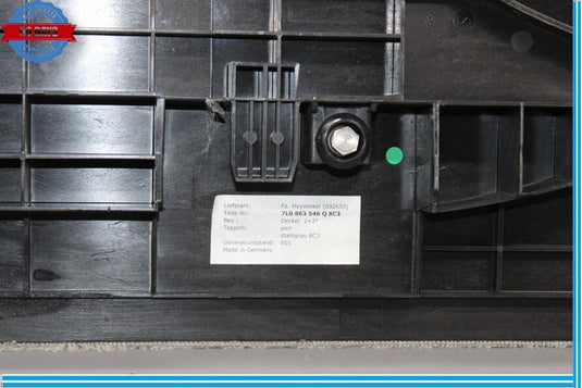 03-10 Porsche Cayenne 955 Trunk Mat Spare Tire Cover Carpet 7L0863546 Oem