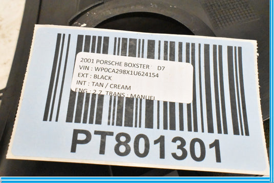 1997-2004 Porsche Boxster 911 Left Windshield Wiper Cowl Panel Driver LH 97-04 