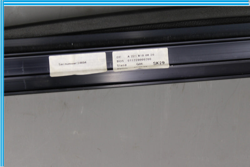 Load image into Gallery viewer, 07-13 Mercedes S550 S600 Rear Right Door Window Sun Shade Sunshade Black Oem
