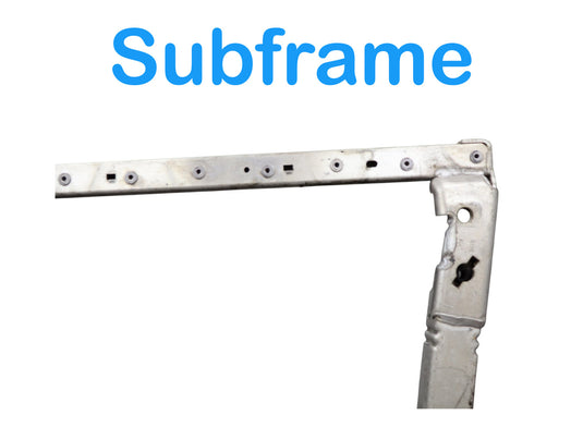 14-17 Maserati Ghibli M157 Front Third Load Path Rail Bar Subframe 670009989 Oem