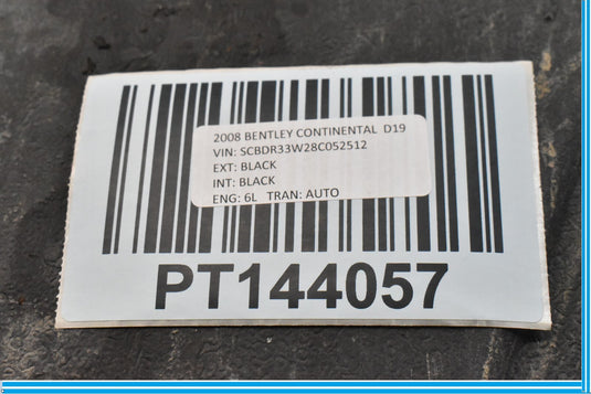 2008 Bentley Continental GTC Fuel Tank Assembly 3W32010211 Oem