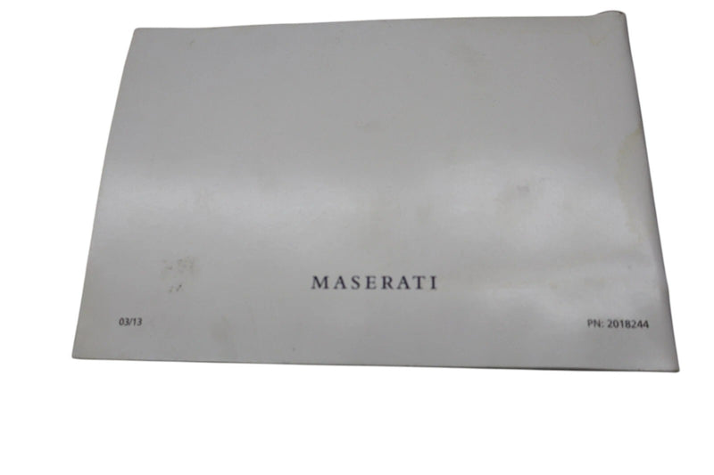 Load image into Gallery viewer, 2014 Maserati Ghibli User Owner Manual Guide Book W/ Case Cover OEM
