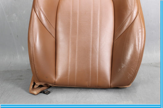 14-17 Maserati Ghibli Front Left Side Top Upper Seat Cushion Cover Brown Oem