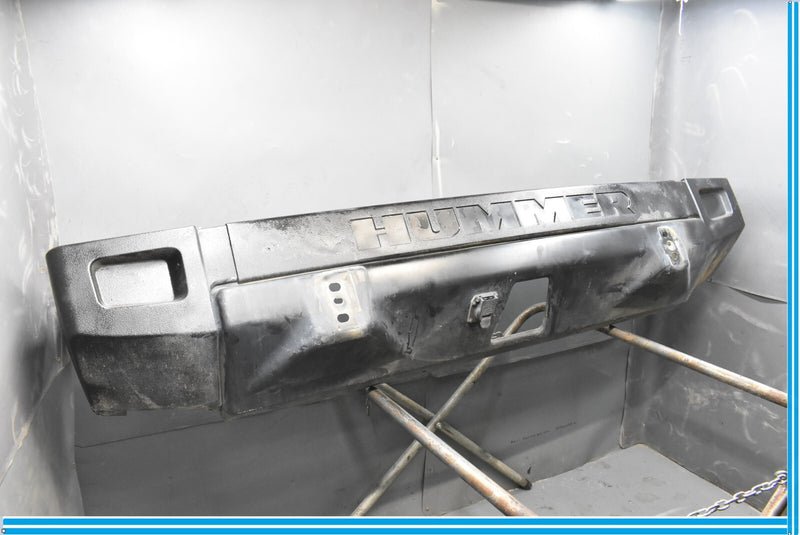 Load image into Gallery viewer, 03-05 Hummer H2 Rear Bumper Covers Assembly Black Oem

