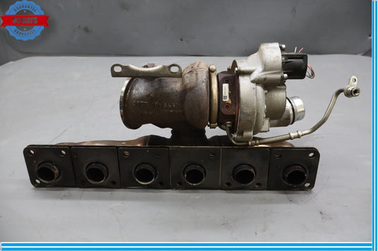 11-13 BMW F10 535i GT xDriver Turbo Turbocharger W/ Exhaust Manifold Oem