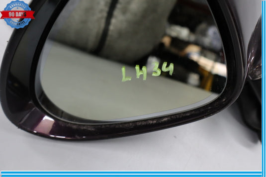 10-13 Porsche Panamera Front Left Driver Side Rear View Mirror Purpule Oem