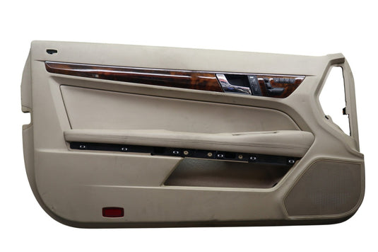 10-13 Mercedes E350 E550 Convertible Front Left Side Interior Door Panel Oem