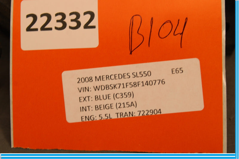 Load image into Gallery viewer, 03-12 Mercedes R230 SL550 SL500 Right Side Door Lock Latch Actuator Oem
