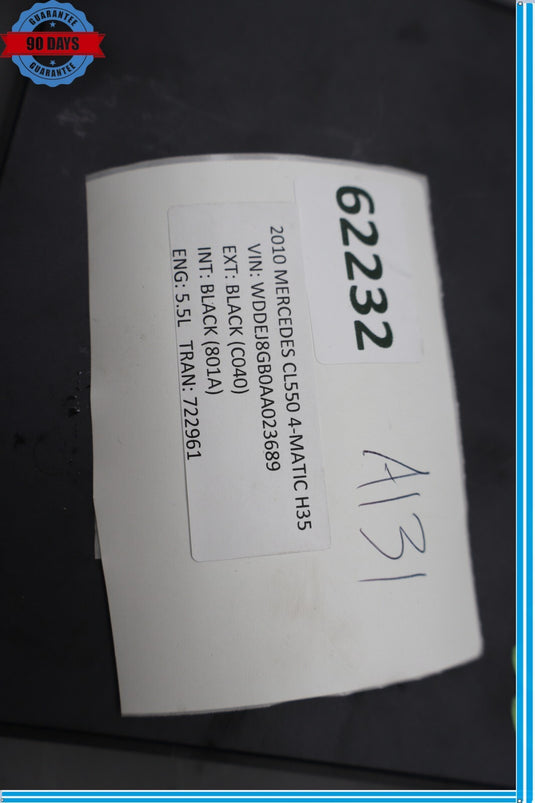 07-14 Mercedes W216 CL550 CL63 AMG Front Left Driver Seat Control Module Oem