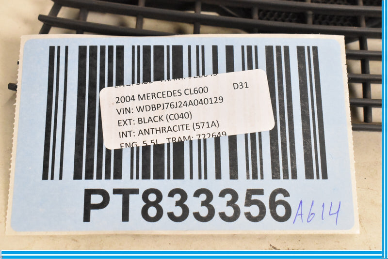 Load image into Gallery viewer, 00-06 Mercedes CL500 CL600 W215 Center Dash Speaker Cover Vent Grill Oem

