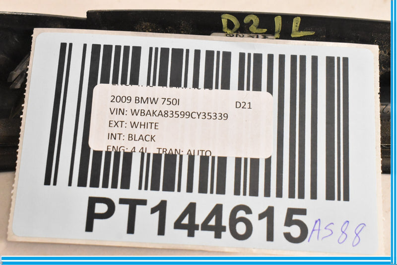 Load image into Gallery viewer, 09-15 BMW 750i 750Li Rear Left Trunk Lid Tail Light Trim 63217206389 Oem
