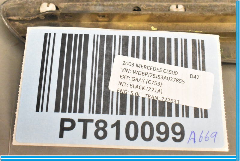 Load image into Gallery viewer, 00-06 Mercedes CL500 CL55 AMG W215 Front Right Passenger Bumper Molding Oem
