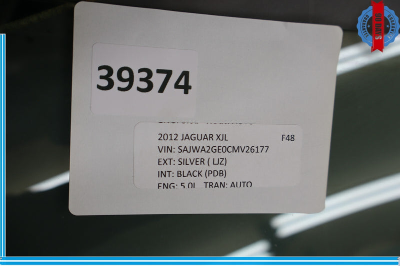 Load image into Gallery viewer, 10-15 Jaguar XJL X351 Front Right Passenger Side Door Window Glass Tinted Oem
