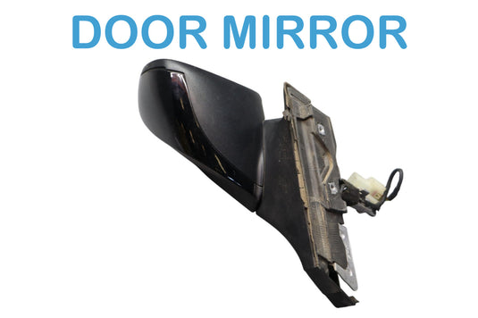 14-21 BMW i3 I01 Hybrid Left Driver Side Rear View Heated Door Mirror Oem