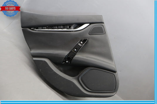14-22 Maserati Ghibli M157 Rear Left Driver Side Interior Door Panel Trim Oem