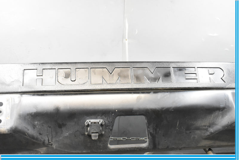 Load image into Gallery viewer, 03-05 Hummer H2 Rear Bumper Covers Assembly Black Oem
