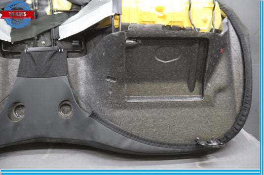 09-11 Jaguar XF X250 XFR Rear Seat Lower Bottom Cushion Bench Black Oem
