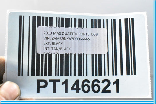 2013 Maserati Quattroporte Automatic Transmission Assembly Oem