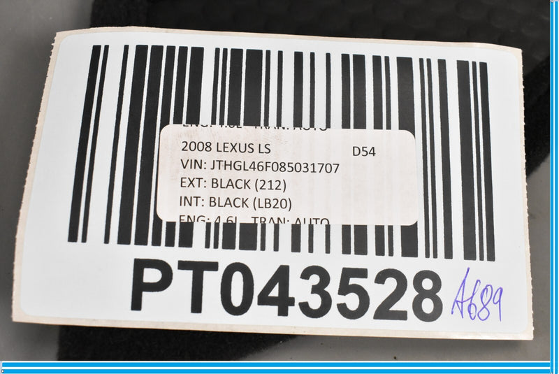 Load image into Gallery viewer, 07-09 Lexus LS460 Rear Right Trunk Floor Luggage Trim Cover Oem
