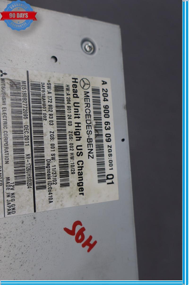 Load image into Gallery viewer, 12-15 Mercedes W204 C250 C350 Navigation Command Head Unit DVD CD Audio Oem

