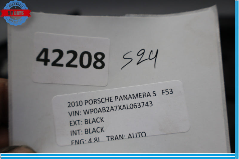 Load image into Gallery viewer, 10-16 Porsche Panamera Rear Right Side Interior Door Panel Cover Black Oem
