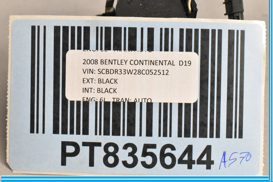 06-12 Bentley Continental Climate Temperature Sensor 3D0907542 Oem