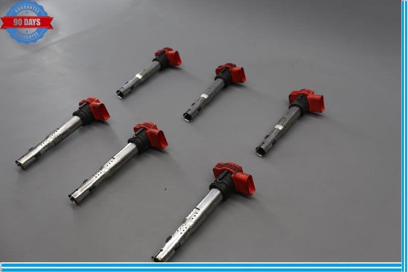 Load image into Gallery viewer, 12-18 Audi A7 TFSI Spark Plug Cap Ignition Coil Set of 6 Pc Oem
