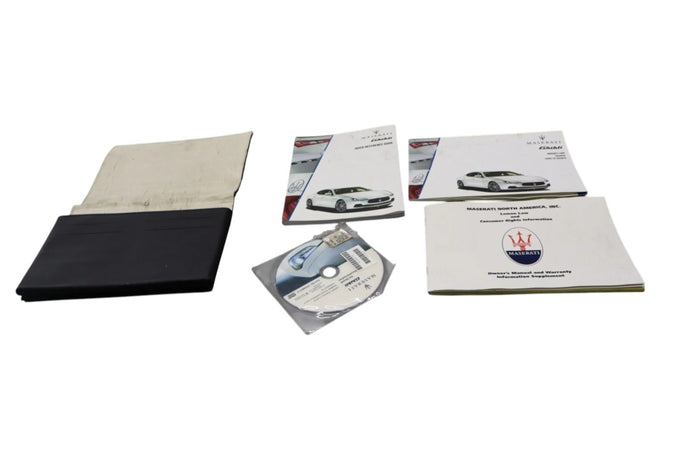 2014 Maserati Ghibli User Owner Manual Guide Book W/ Case Cover OEM