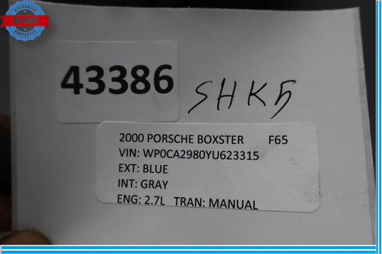 97-04 Porsche Boxster Rear Left Driver Side Shock Absorber Spring Strut Oem