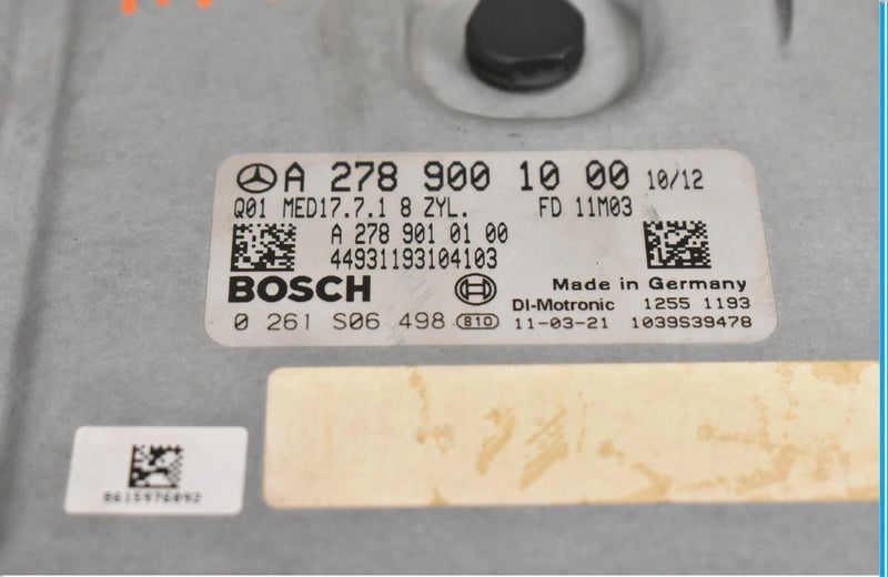 Load image into Gallery viewer, 11-18 Mercedes E550 CLS550 ECU ECM Engine Control Module Unit 2789001000 Oem
