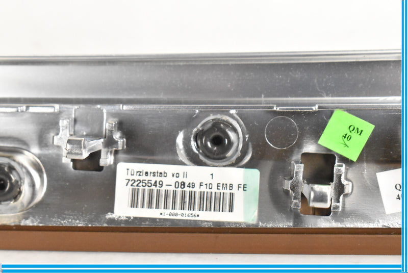 Load image into Gallery viewer, 11-16 BMW 528i 535i 550i F10 Front Left Door Panel Woodgrain Trim Cover Oem
