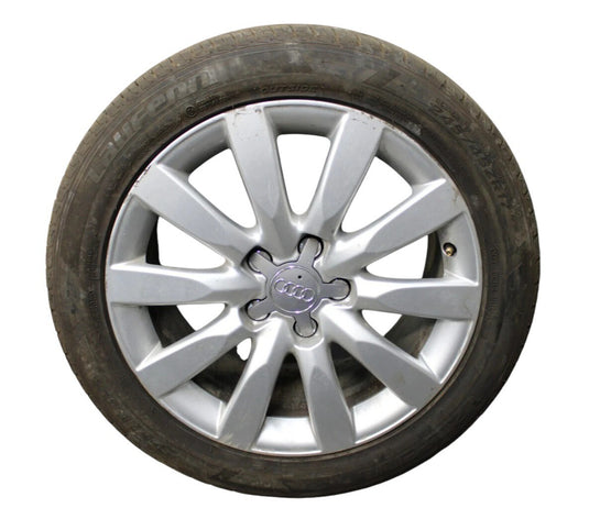 09-17 Audi A4 17 Inch 17x8" Alloy Wheel Rim Tire Set Of 4 8K0601025C Oem