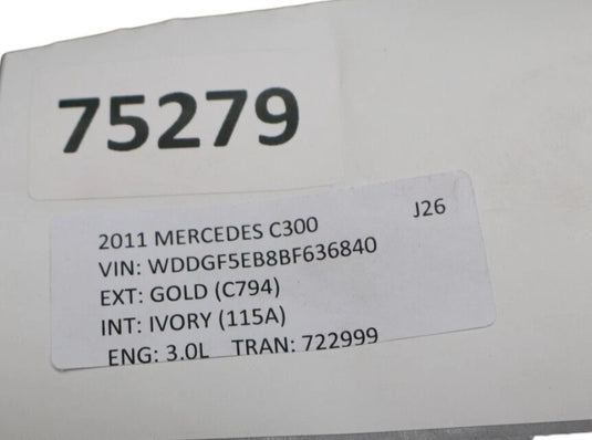 08-14 Mercedes W204 C350 C250 Sunroof Sun Roof Glass Panel 2047800321 Oem