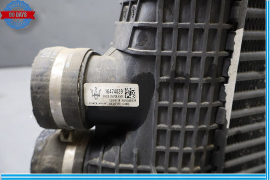 14-20 Maserati Ghibli Left Driver Side Radiator Turbo Intercooler 16474839 Oem