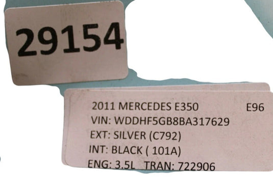 10-18 Mercedes-Benz E350 CLS400 CLS550 Rear Subframe Sub Frame Crossmember OEM