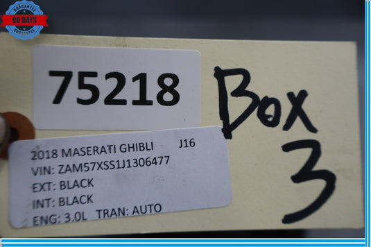 14-22 Maserati Ghibli M157 Dashboard Dash Glove Box Glovebox Black Oem