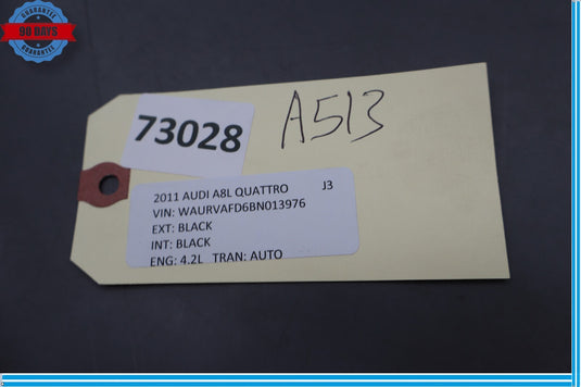 11-18 Audi A8 Quattro Front Left Driver Side Interior Door Panel Insert Trim Oem