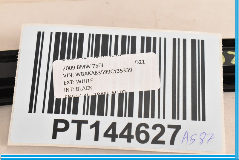 Load image into Gallery viewer, 09-15 BMW 750i 750Li F02 F01 Rear Left Door Window Glass Guide Channel Oem
