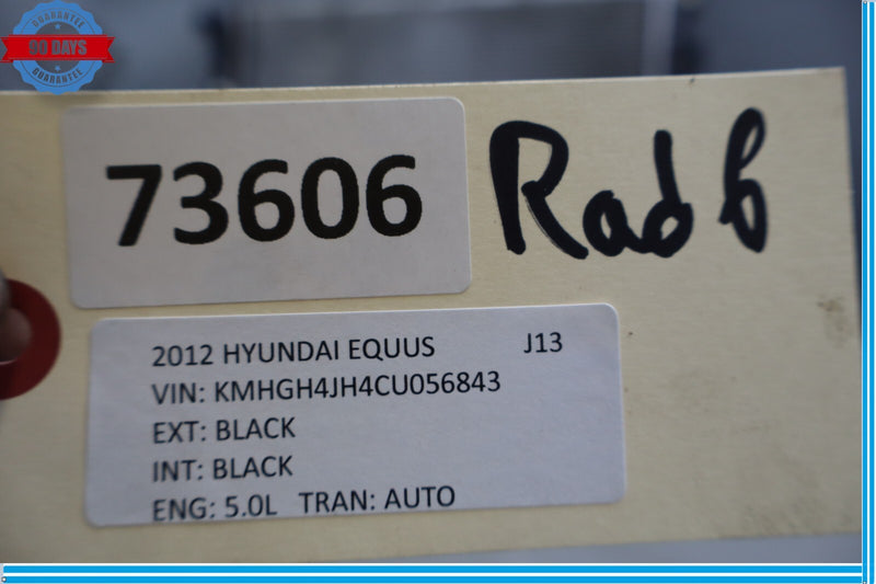 Load image into Gallery viewer, 11-14 Hyundai Equus Signature Engine Motor Water Cooling Radiator Oem
